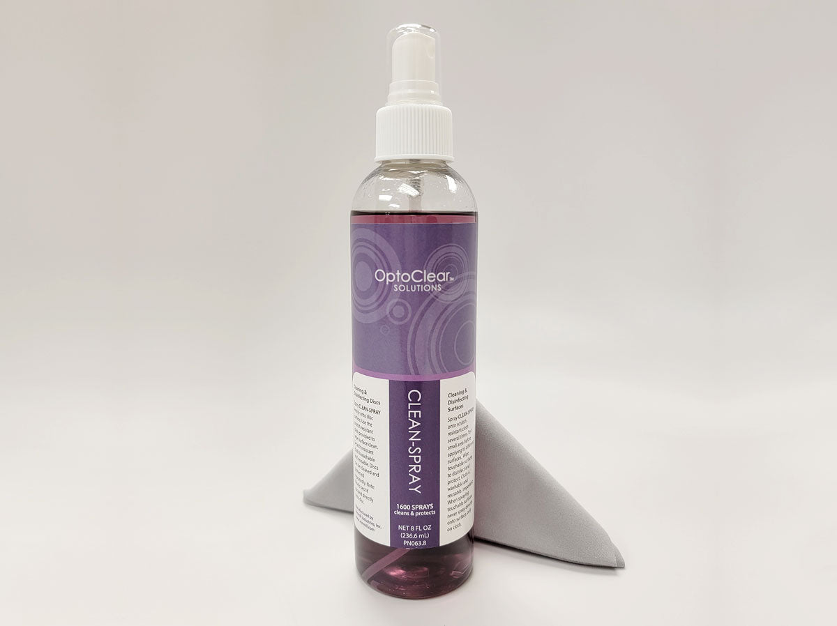 OptoClear Touchable Surfaces and Disc Clean-Spray